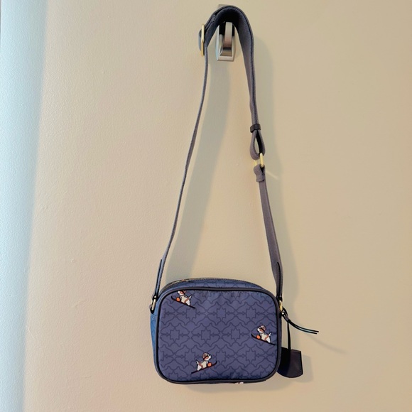 Radley London Blue Nylon Heirloom Ski Dog Crossbody - Picture 11 of 16